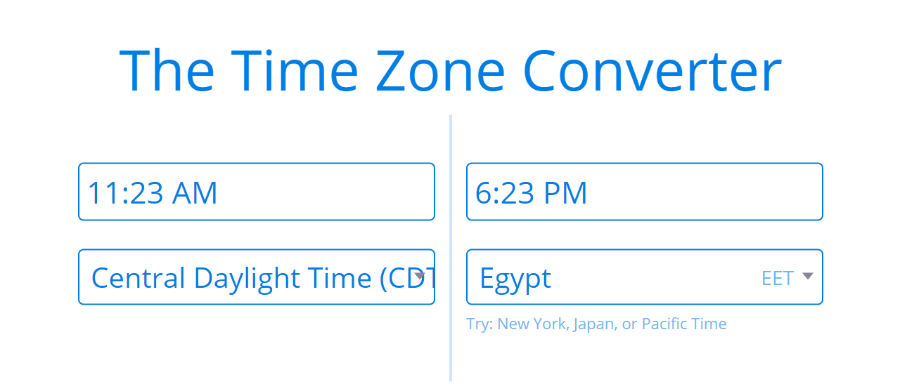 time zone converter