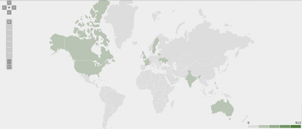 Our customer map for 2015