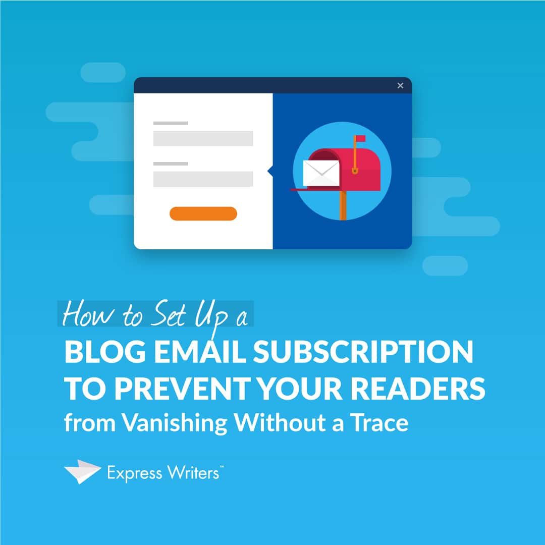 how to set up a blog email subscription