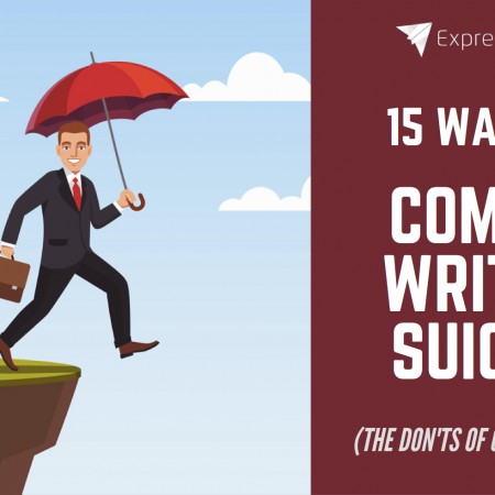 15 Ways to Commit Writing Suicide (The Don’ts of Online Writing)