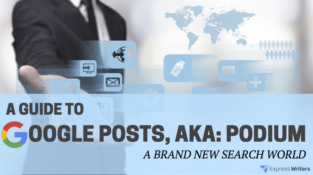 google posts and podium