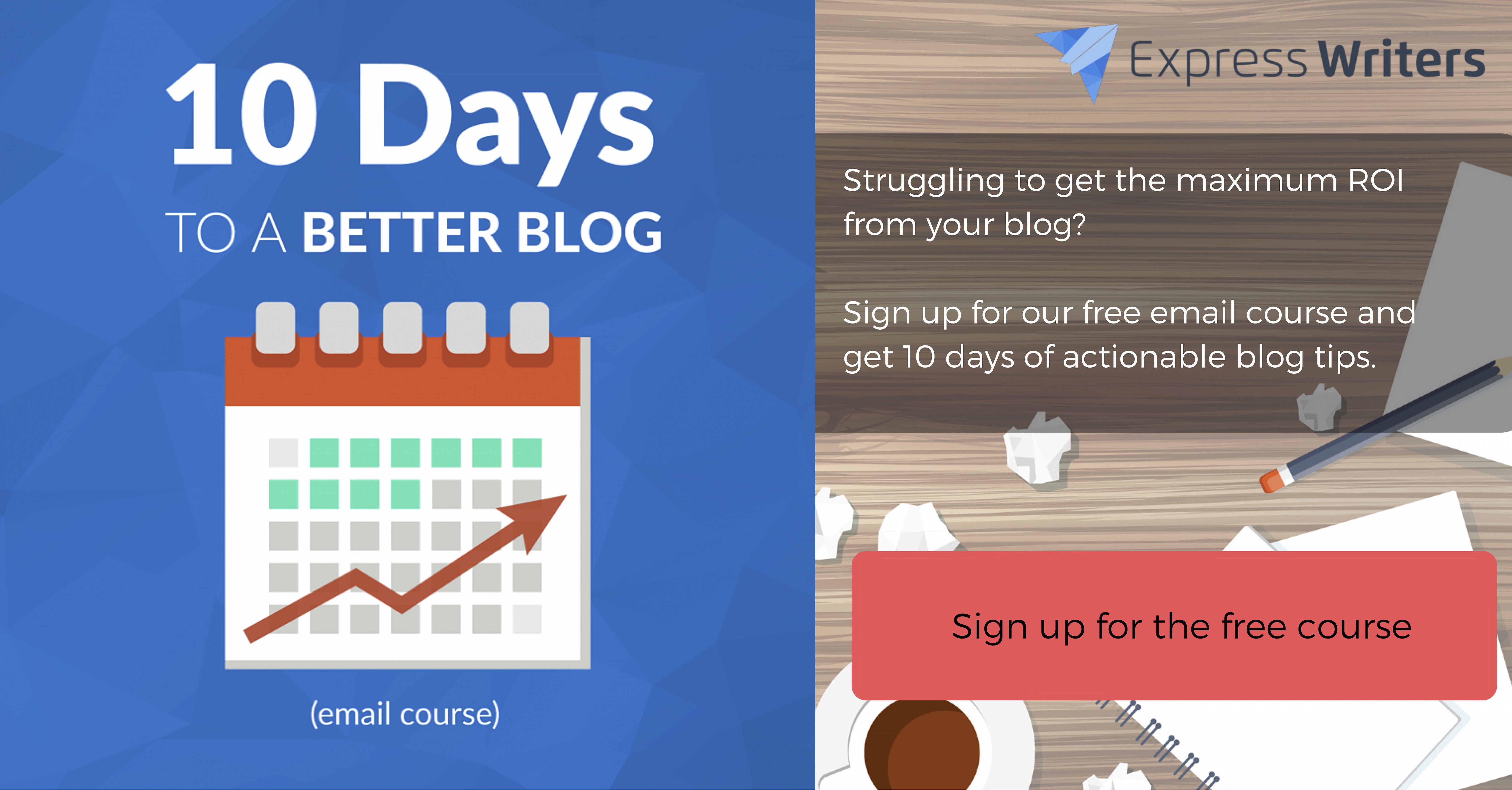 10 days to a better blog