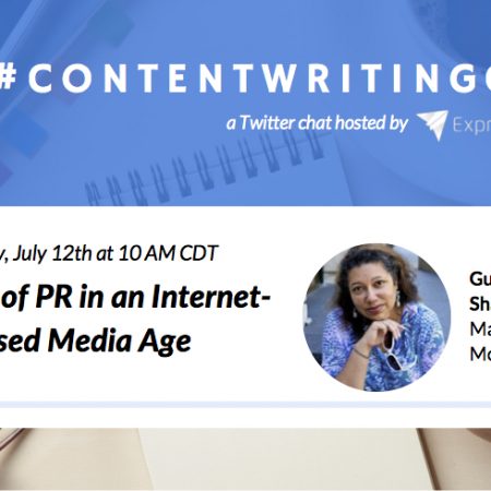 #ContentWritingChat Recap: The Role of PR in an Internet-Based Media Age with Shannon Renee