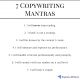 7 Killer Copywriting Mantras To Grow Your Writing Skills