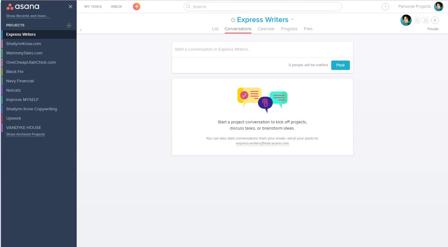 How to use asana free image