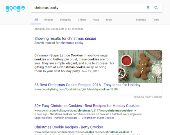 auto corrected misspellings