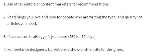 Editor Tips for Finding Freelancers