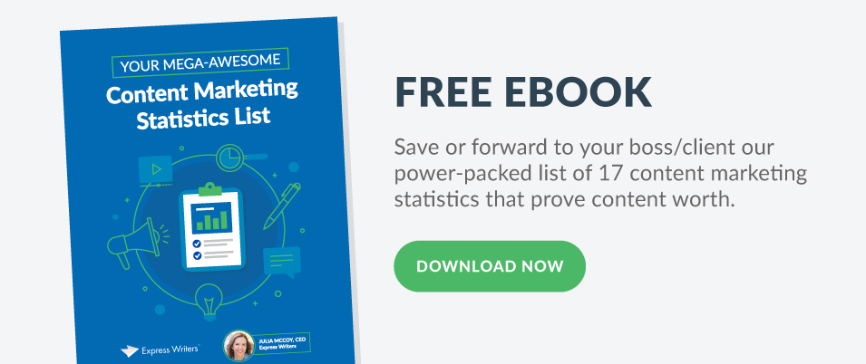 Get content marketing statistics list