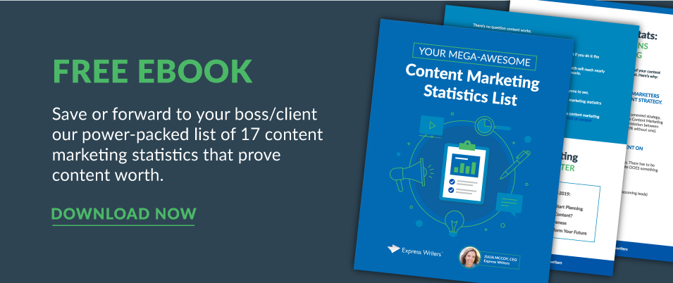 Free download content marketing statistics
