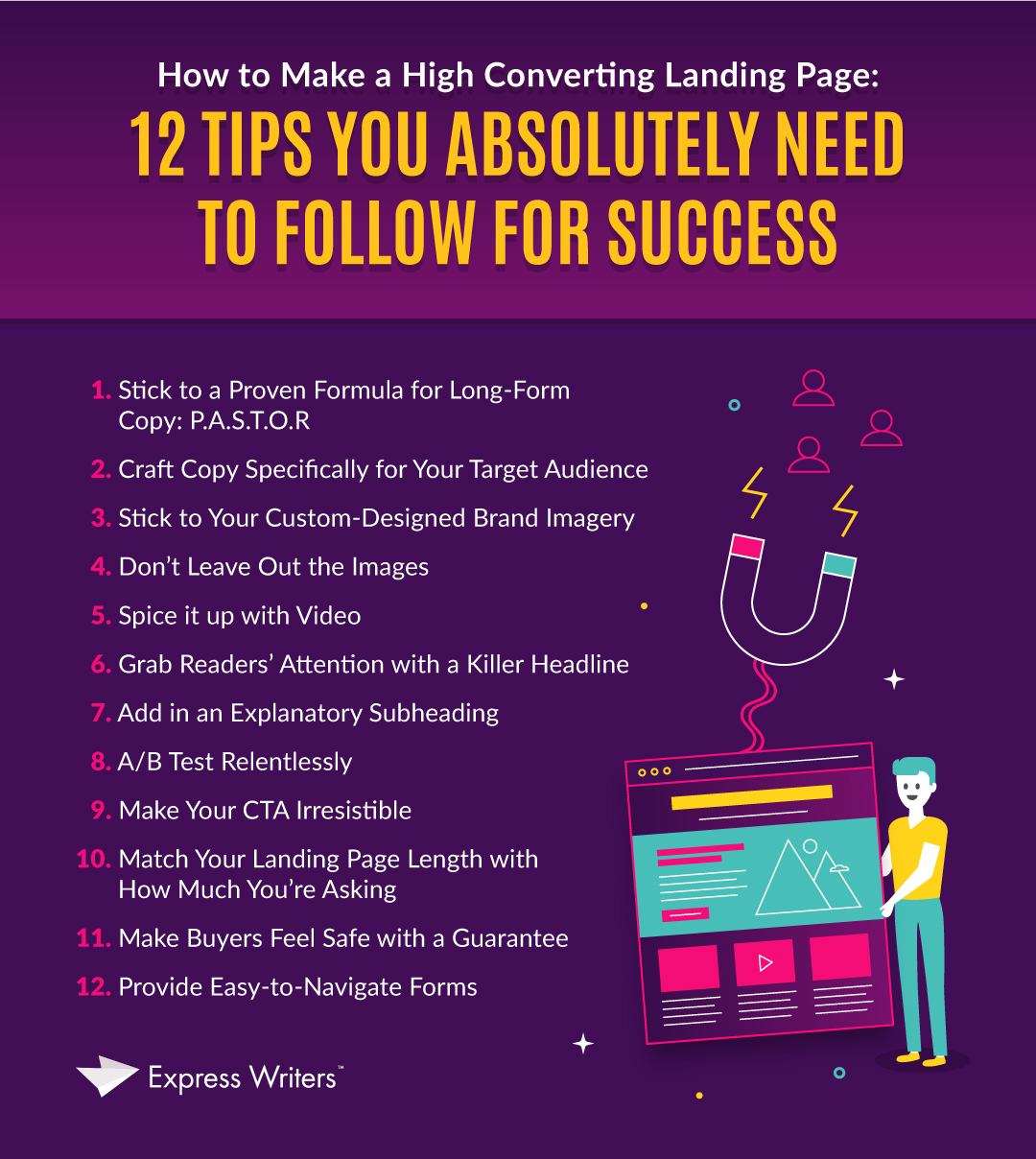 How to Make a High Converting Landing Page with the PASTOR Formula