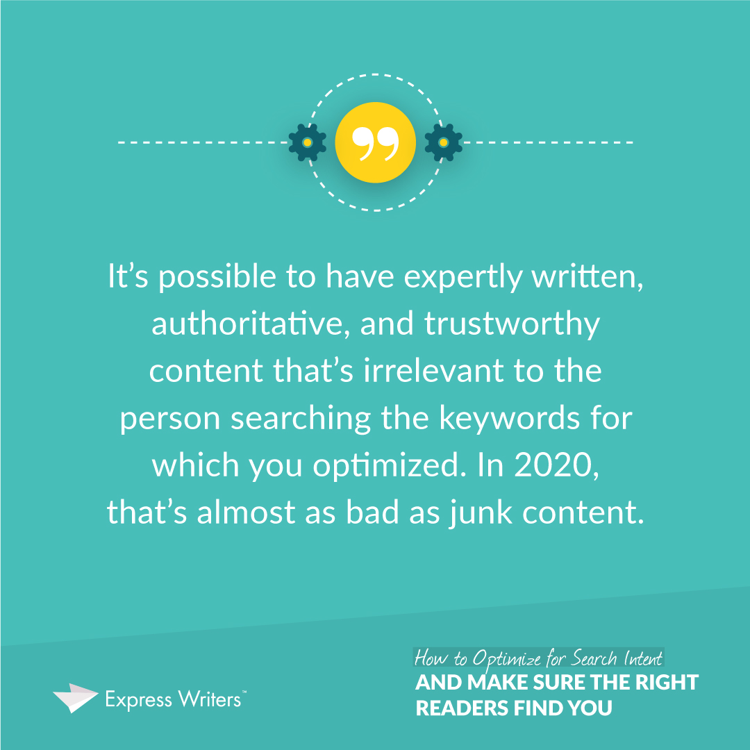 how to optimize for search intent