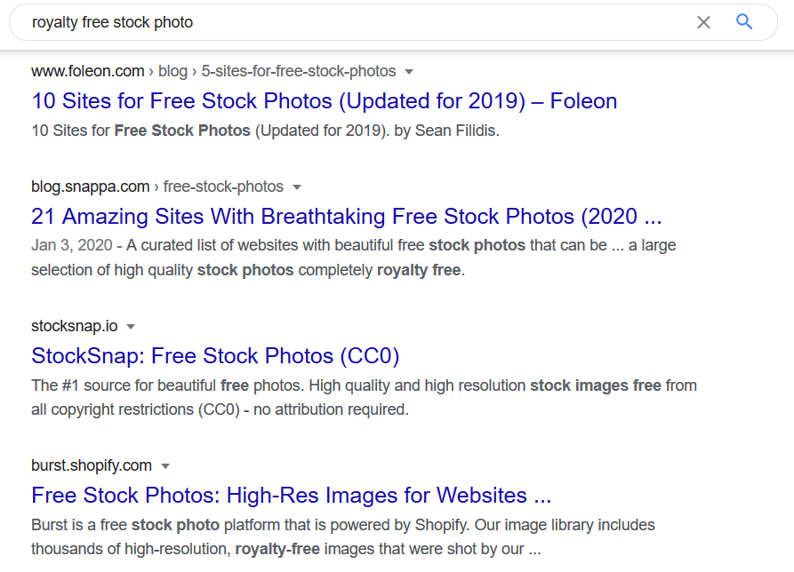 google results royalty free stock photo