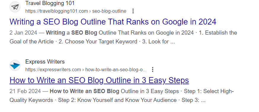 Meta Descriptions Generated by Google